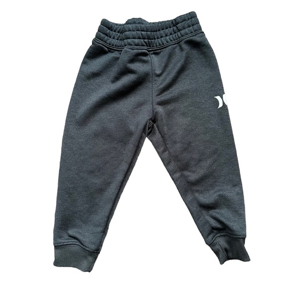 Boys Hurley 2T set grey hoodie with sweats full zip sweater tapered bottoms - Picture 6 of 6
